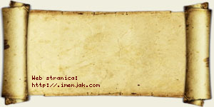 Daniel Egerić vizit kartica